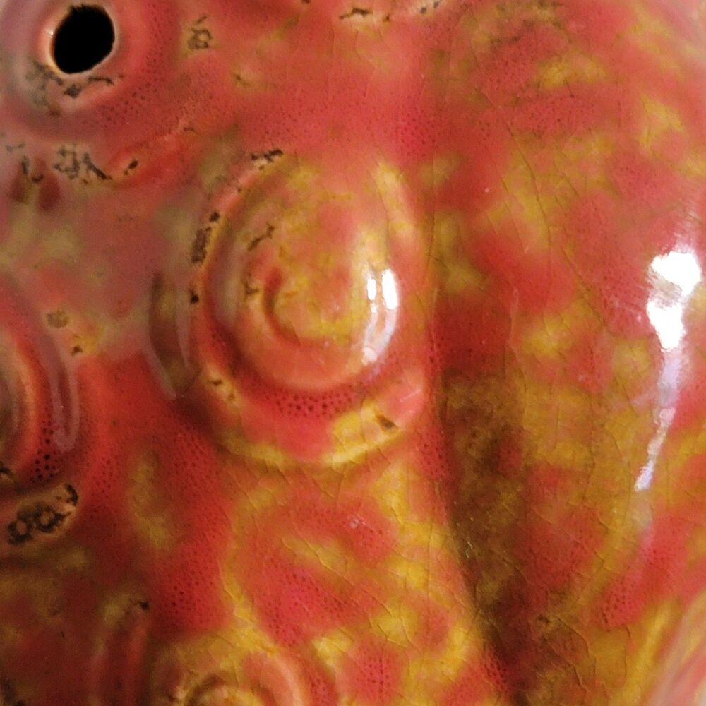 Owl Ceramic Drip Glaze Wax Warmer/Tea Light Candle Holder Nightlight VTG Boho - Picture 4 of 5
